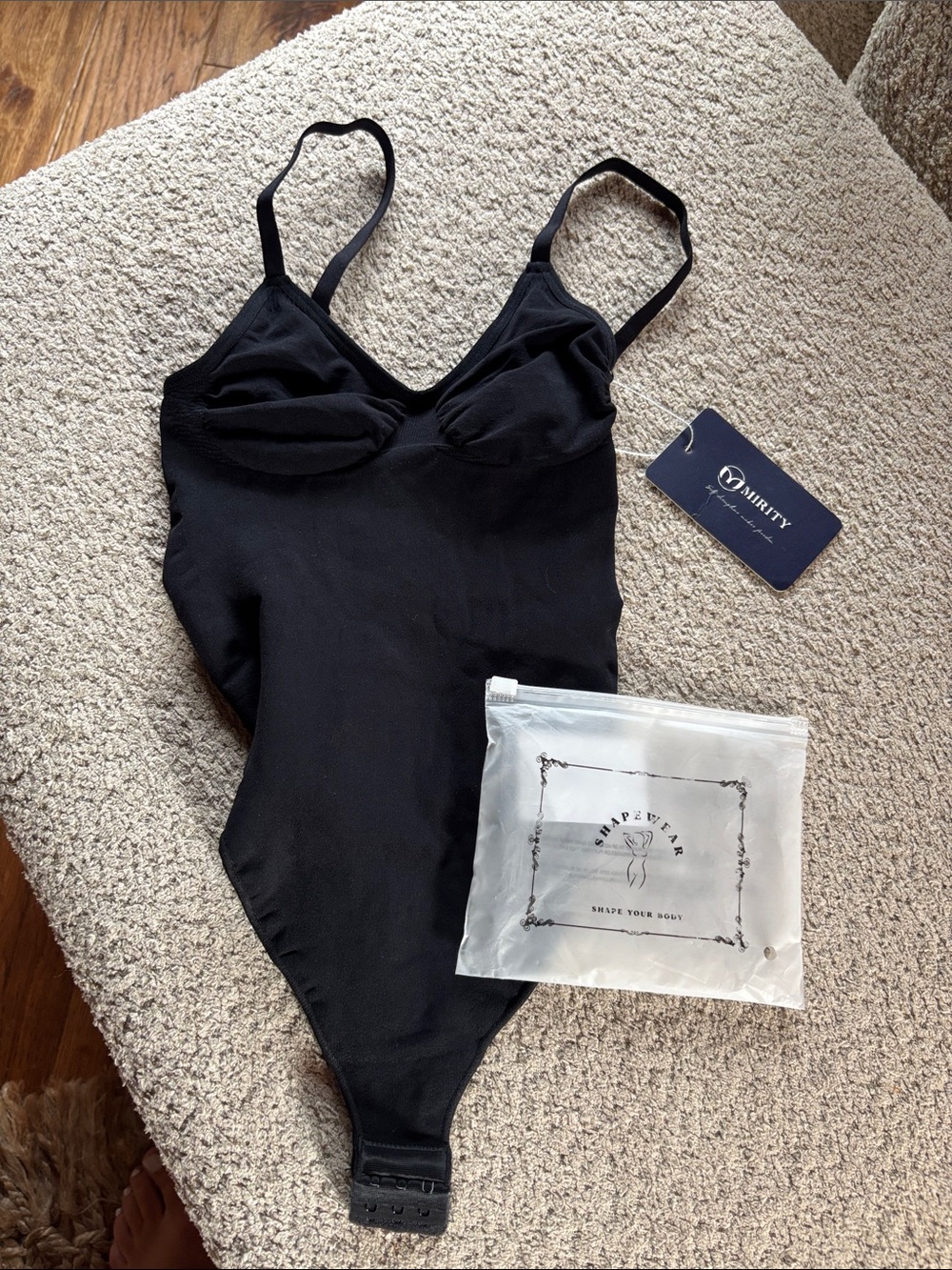 🆕 with tags Shapewear Bodysuit with Built-In Cups - Black